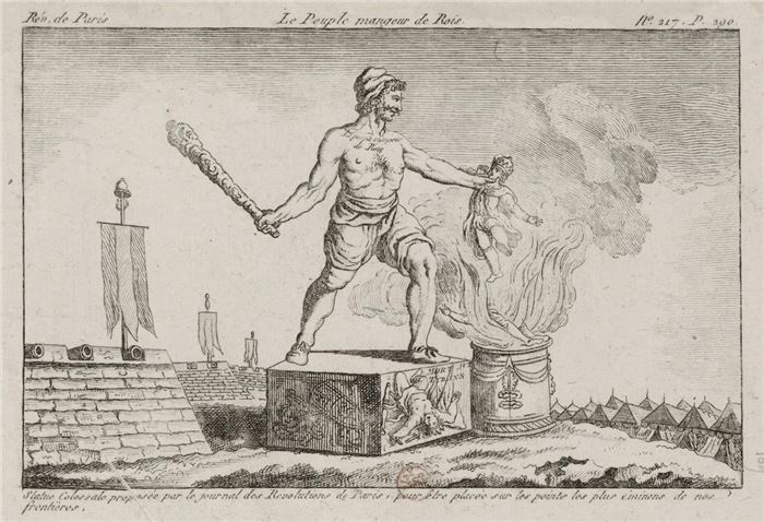 Anon. Le Peuple Mangeur de Rois, in Revue de Paris, No. 217, 1793, 290